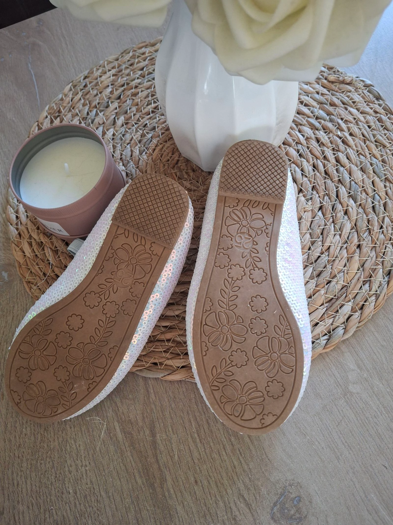 Magnificent ballet flats with sequins size 25 La Halle – photo 2
